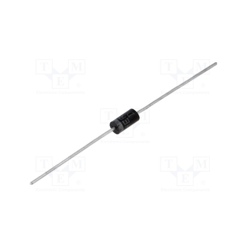 20 pcs x DC COMPONENTS - HER158 - Diode: rectifying, THT, 1kV, 1.5A, , Ifsm: 50A, DO15, 100ns