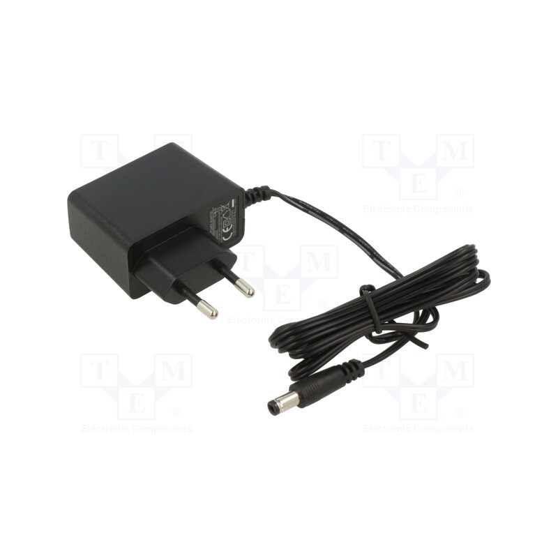 1 pcs x ESPE - E0909W2E-2555 - Power supply: switched-mode, plug, 9VDC, 1A, 9W, Plug: EU, 76%