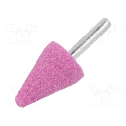 1 pcs x PG PROFESSIONAL - MF.005 - Grindingstone, Ø: 25mm, Ø: 6mm, Tip mat: aluminium oxide
