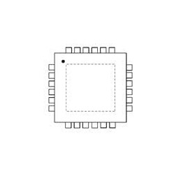 1 pcs : ATTINY807-MN - 8-bit Microcontrollers - MCU 20MHz, 8KB, QFN24, Ind 105C, Green, Tray
