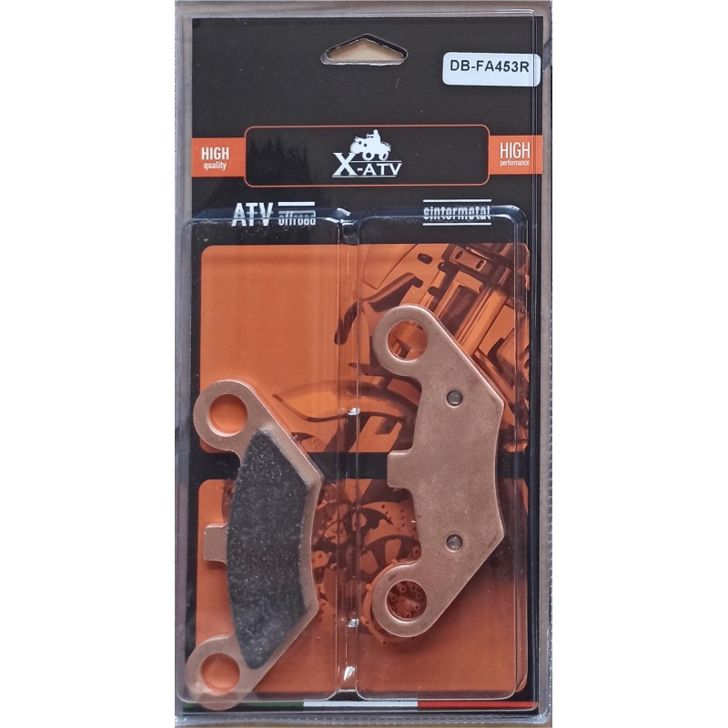 Sintermetal brake pads cf moto linhai fa453r 9010 0808a0