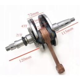 Linhai 500 crankshaft oem 35121 lh500t