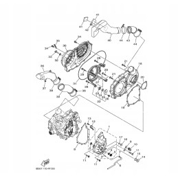 Cover gasket yamaha magneta 2mb e5451 00 00