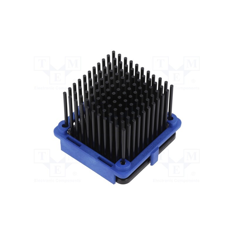 1 pcs x Wakefield Thermal - 910-40-2-33-2-B-0 - Heatsink: extruded, grilled, BGA, black, L: 40mm, W: 40mm, H: 32.6mm