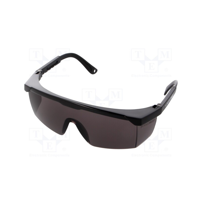 1 pcs x LAHTI PRO - L1500900 - Safety spectacles, Lens: gray, Resistance to: hot metal splashes