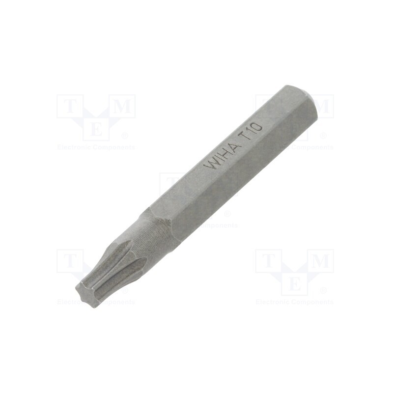 1 pcs x WIHA - 40637 - Screwdriver bit, Torx®, TX10, Overall len: 28mm, MICRO