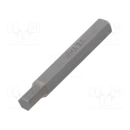 1 pcs x WIHA - 40620 - Screwdriver bit, hex key, HEX 3mm, Overall len: 28mm, MICRO