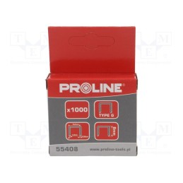 1 pcg x PROLINE - 55408 - Staples, Width: 10.6mm, L: 8mm, 1000pcs.