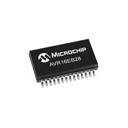 1 pcs : AVR16EB28T-I/SS - 8-bit Microcontrollers - MCU 16KB RWW,2KB RAM,20MHz,12-bit ADC,PGA,UART,SPI,I2C,2xTCB,TCEX,TCF,WEX