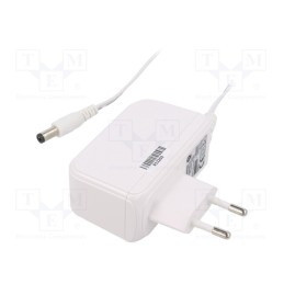 1 pcs x POS - POS24150A-WH - Power supply: switched-mode, plug, 24VDC, 1.5A, 36W, Plug: EU, 87.4%