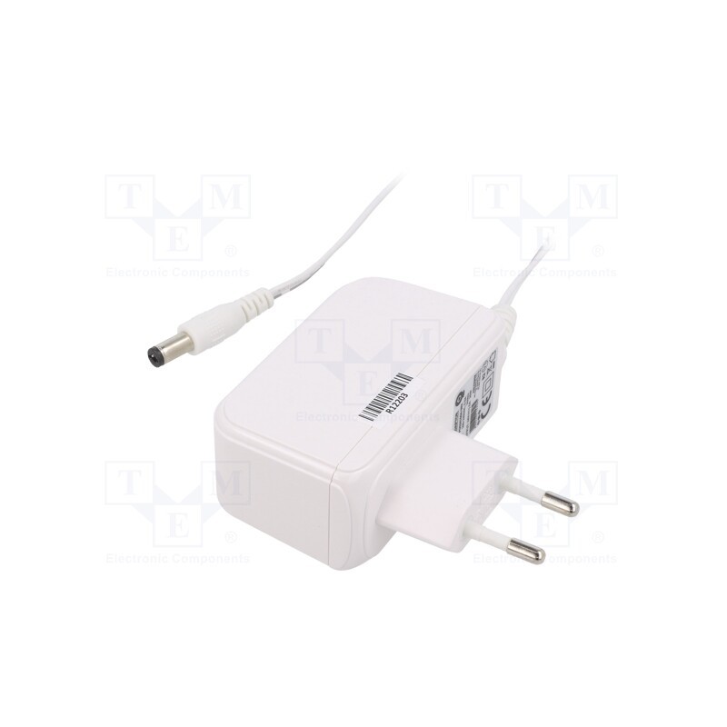 1 pcs x POS - POS24150A-WH - Power supply: switched-mode, plug, 24VDC, 1.5A, 36W, Plug: EU, 87.4%