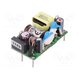 1 pcs x MEAN WELL - MFM-10-12 - Converter: AC/DC, 10W, 80÷264VAC, 12VDC, Iout: 850mA, OUT: 1, 83%, PCB
