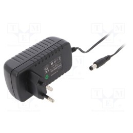 1 pcs x POS - POSB12200A-25 - Power supply: switched-mode, plug, 12VDC, 2A, 24W, Plug: EU, 81.94%