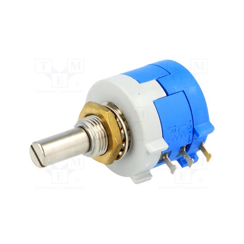 1 pcs x BOURNS - 3590S-6-103L - Potentiometer: shaft, multiturn, 10kΩ, 2W, ±5%, 6mm, linear, IP40