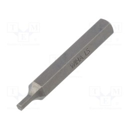1 pcs x WIHA - 40617 - Screwdriver bit, hex key, HEX 1,5mm, Overall len: 28mm, MICRO