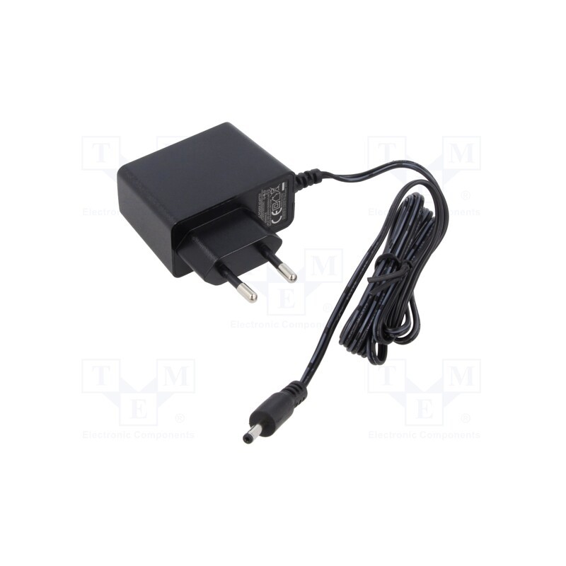1 pcs x ESPE - E0909W2E-1335 - Power supply: switched-mode, plug, 9VDC, 1A, 9W, Plug: EU, 76%