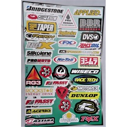 Atv tuning mix stickers for quad motorcycle