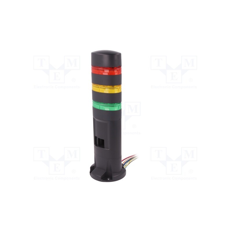 1 pcs x IDEC - LD6A-3DZQB-RYG - Signaller: signalling column, LED, red/yellow/green, 24VDC, 24VAC