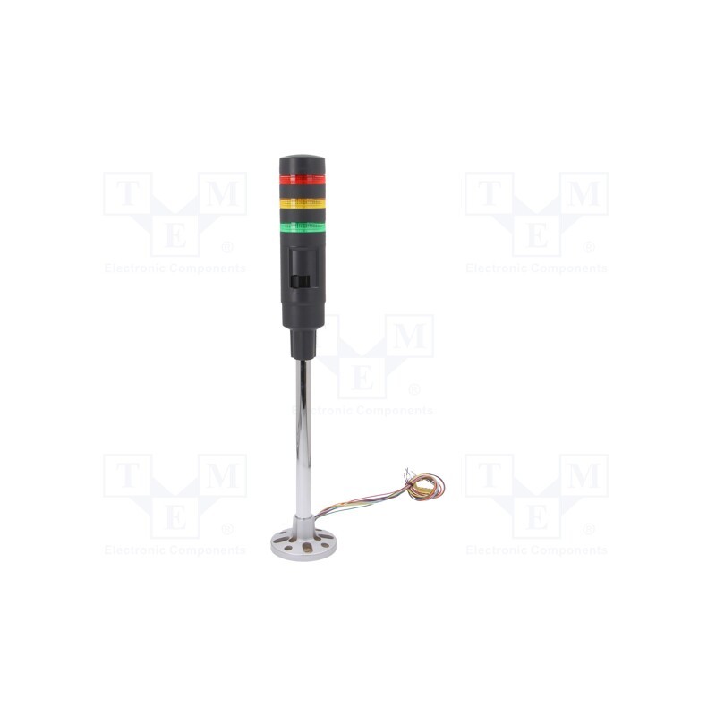1 pcs x IDEC - LD6A-3PZQB-RYG - Signaller: signalling column, LED, red/yellow/green, 24VDC, 24VAC