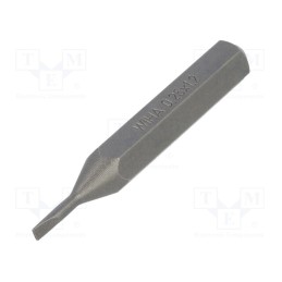 1 pcs x WIHA - 40601 - Screwdriver bit, slot, 1,2x0,25mm, Overall len: 28mm, MICRO