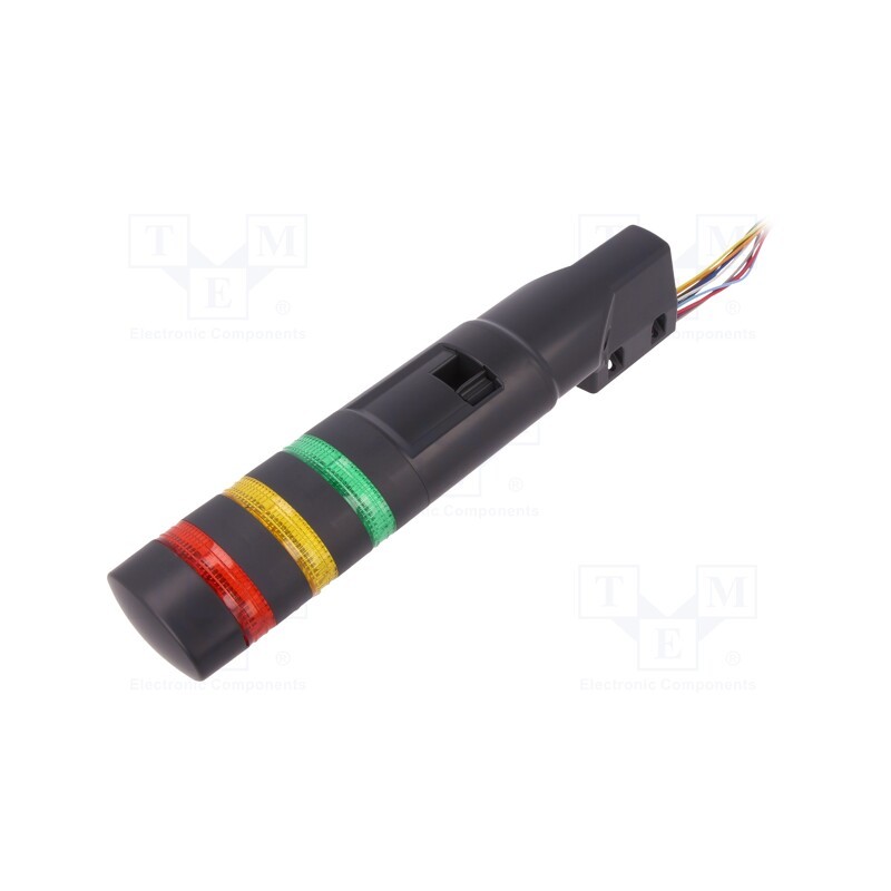 1 pcs x IDEC - LD6A-3WZQB-RYG - Signaller: signalling column, LED, red/yellow/green, 24VDC, 24VAC