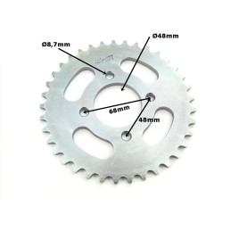 Drive set front rear sprocket chain ybn 420h atv quad kxd 50 70 90 110 125