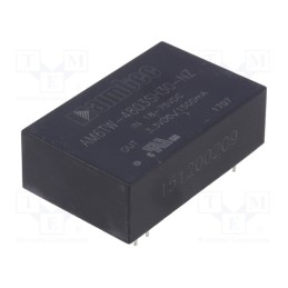 1 pcs x AIMTEC - AM6TW-4803SH30-NZ - Converter: DC/DC, 6W, Uin: 18÷75V, Uout: 3.3VDC, Iout: 1.5A, DIP24