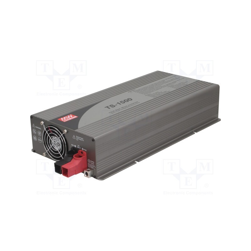 1 pcs x MEAN WELL - TS-1500-224B - Converter: DC/AC, 1500W, Uout: 230VAC, 21÷30VDC, Out: mains 230V