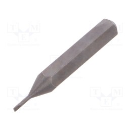 1 pcs x WIHA - 40600 - Screwdriver bit, slot, 0,8x0,2mm, Overall len: 28mm, MICRO