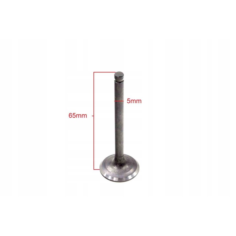 Exhaust valve atv 125 150 gy6 150 4t 5mm x 65mm