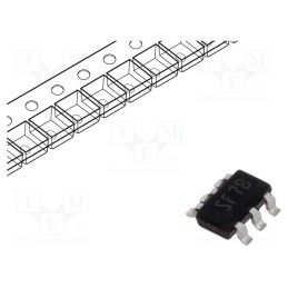 1 pcs x TEXAS INSTRUMENTS - LMR12010XMKE/NOPB - IC: PMIC, DC/DC converter, Uin: 3÷20VDC, Uout: 0.8÷17VDC, 1A, Ch: 1