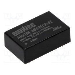 1 pcs x AIMTEC - AM6TIW-2405DH30-RZ - Converter: DC/DC, 6W, Uin: 9÷36V, Uout: 5VDC, Uout2: -5VDC, DIP24