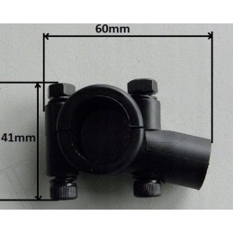 M8 mirror handlebar clamp for ATV quad
