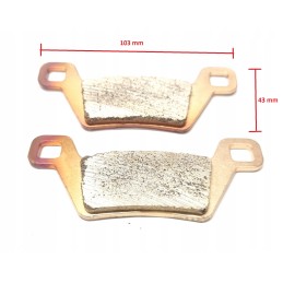 Brake pads front rear kymco mxu 500 550