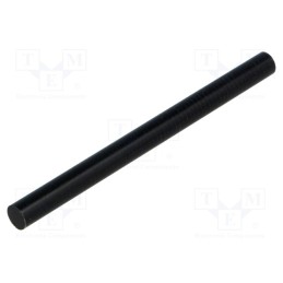 1 pcs x MENTOR - 724.21 - Adapter, thermoplastic, Øshaft: 6mm, Shaft len: 80mm, black