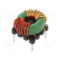 1 pcs x TRACO POWER - TCK-051 - Inductor: wire, THT, 145uH, 20mΩ, -40÷105°C, ±35%, 11.5x11.5x8.8mm