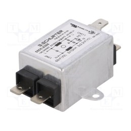 1 pcs x SCHURTER - 5500.2026 - Filter: anti-interference, 250VAC, Cx: 68nF, Cy: 2.2nF, 10mH, THT