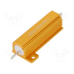 1 pcs x SR PASSIVES - AHP50W-4K7J - Resistor: wire-wound, with heatsink, 4.7kΩ, 50W, ±5%, 30ppm/°C