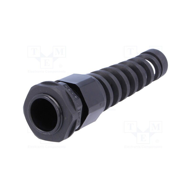 1 pcs x KSS WIRING - EGRWW16SR - Cable gland, with strain relief, PG16, IP68, polyamide, black