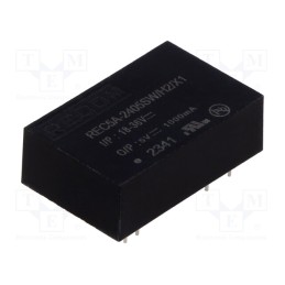 1 pcs x RECOM - REC5A-2405SW/H2/X1 - Converter: DC/DC, 5W, Uin: 18÷36V, Uout: 5VDC, Iout: 1A, DIP24, REC5A