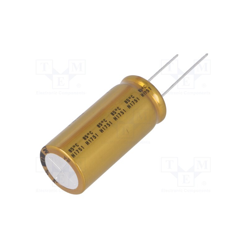 1 pcs x NICHICON - UFW0J223MHD - Capacitor: electrolytic, THT, 22000uF, 6.3VDC, Ø18x40mm, ±20%, 0.28