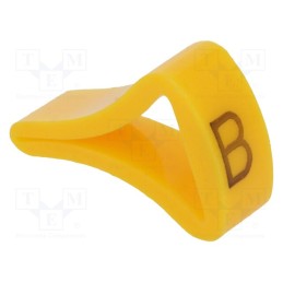 1 pcg x KURANT - MZ-3/B -AS - Markers, Marking: B, 6÷10.5mm, H: 16mm, A: 10mm, -30÷100°C, leaded