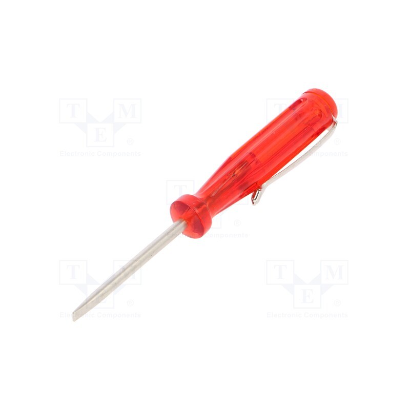 1 pcs x WIHA - 1537 - Screwdriver, slot, SL 3, Blade length: 40mm, Overall len: 100mm