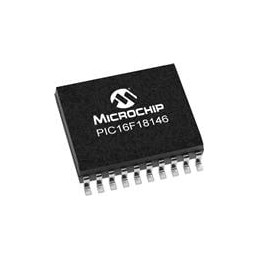 1 pcs : PIC16F18146T-I/SO - 8-bit Microcontrollers - MCU 28KB Flash, 512B RAM, 128B EEPROM, 12b Diff. ADCC, 2x16-bit dual PWM