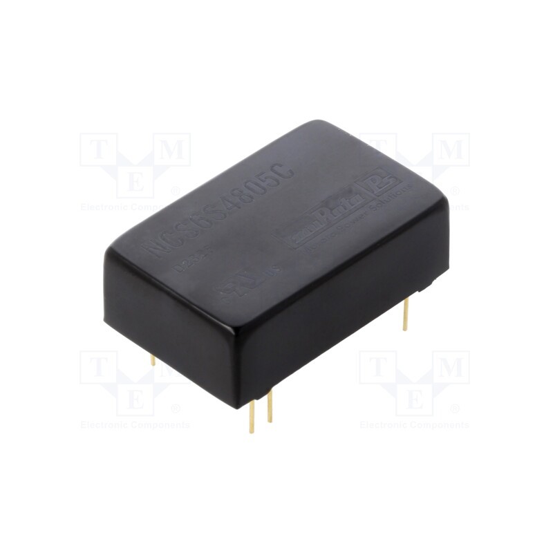 1 pcs x Murata Power Solutions - NCS6S4805C - Converter: DC/DC, 6W, Uin: 18÷75V, Uout: 5VDC, Iout: 1.2A, DIP, THT