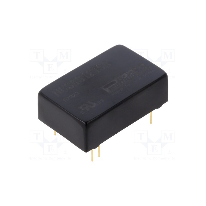 1 pcs x Murata Power Solutions - NCS6S1215C - Converter: DC/DC, 6W, Uin: 9÷36V, Uout: 15VDC, Iout: 400mA, DIP, THT