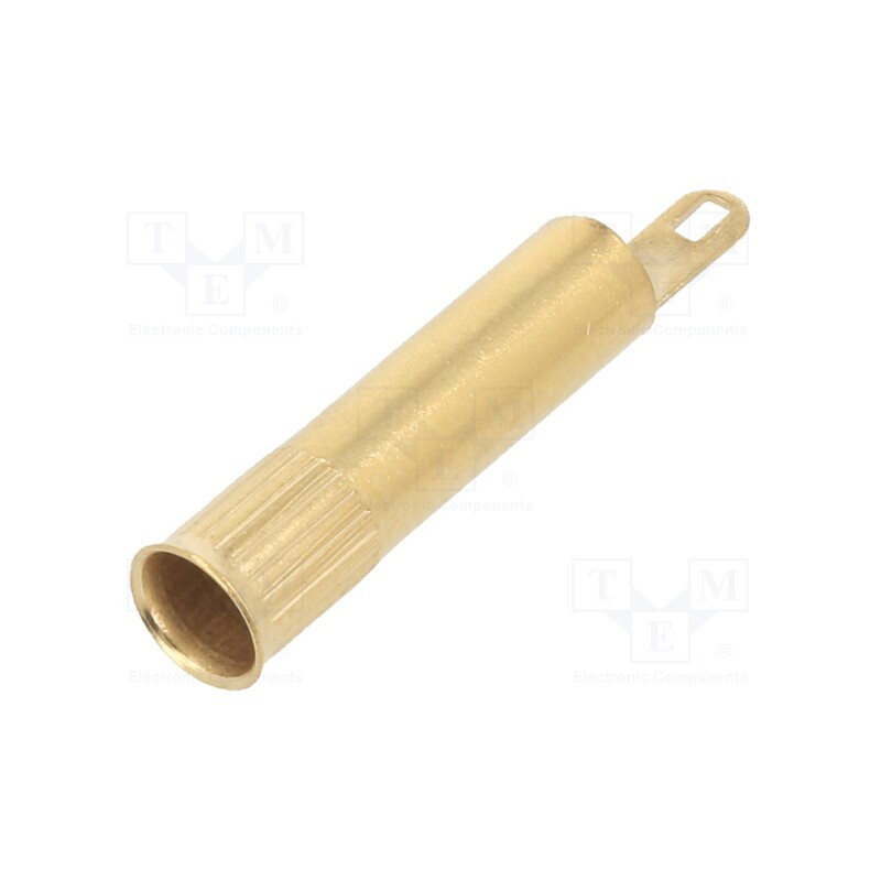 1 pcs x STu00c4UBLI - 23.1004 - Socket, 4mm banana, 25A, 30VAC, 60VDC, gold-plated, non-insulated