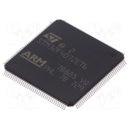 1 pcs x STMicroelectronics - STM32F407ZET6 - IC: ARM microcontroller, 168MHz, LQFP144, 1.8÷3.6VDC