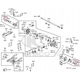 Oil seal, rear axle, Kymco MXU 500