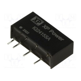 1 pcs x XP POWER - IQ2415SA - Converter: DC/DC, 1W, Uin: 24V, Uout: 15VDC, Uout2: -15VDC, Iout: 67mA